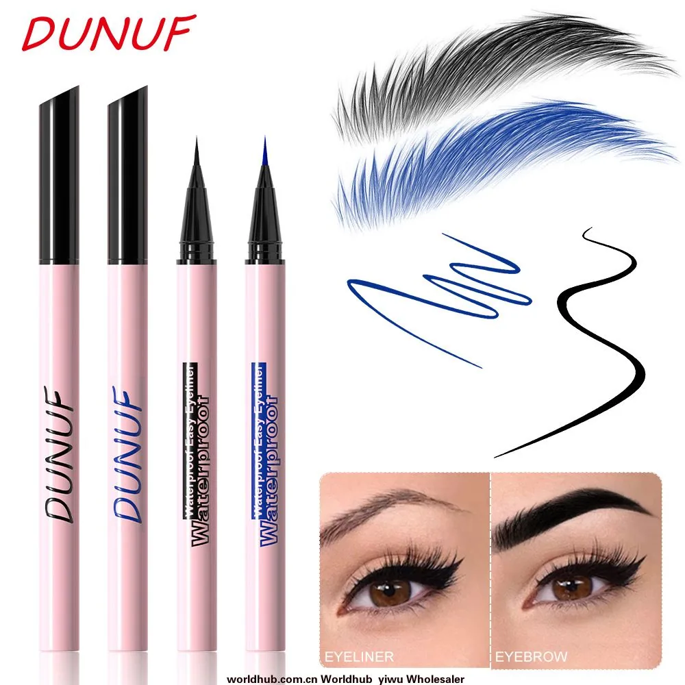 DUNUF durable waterproof liquid eyeliner liquid pen stain proof, sweat proof and quick drying