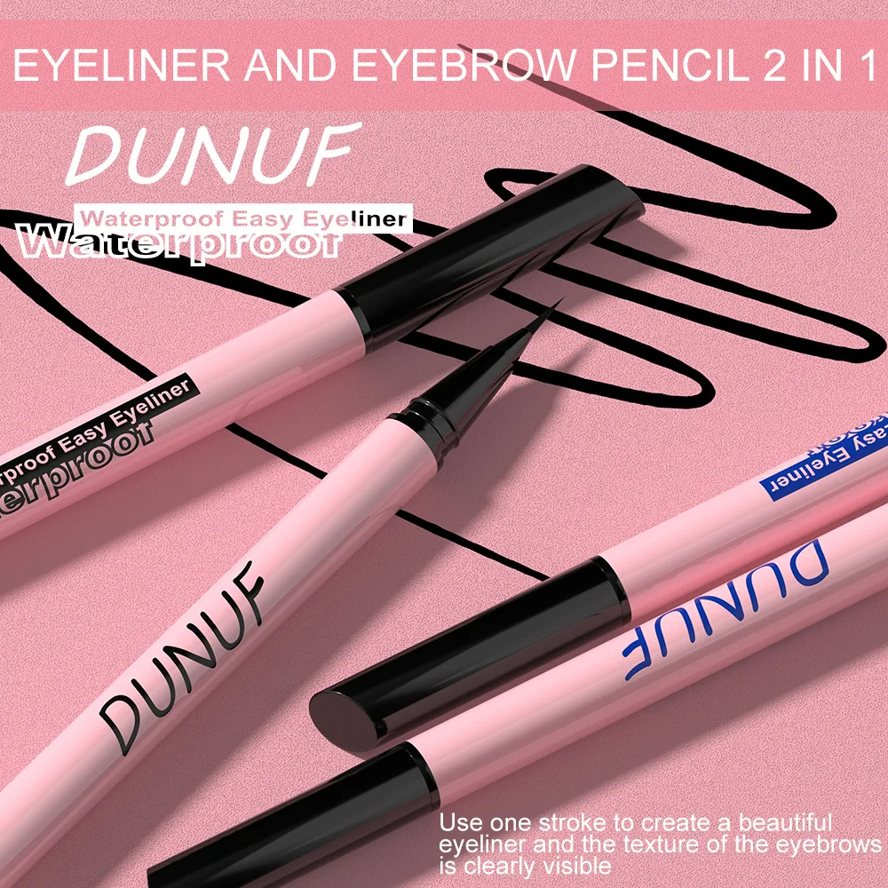DUNUF durable waterproof liquid eyeliner liquid pen stain proof, sweat proof and quick drying 17
