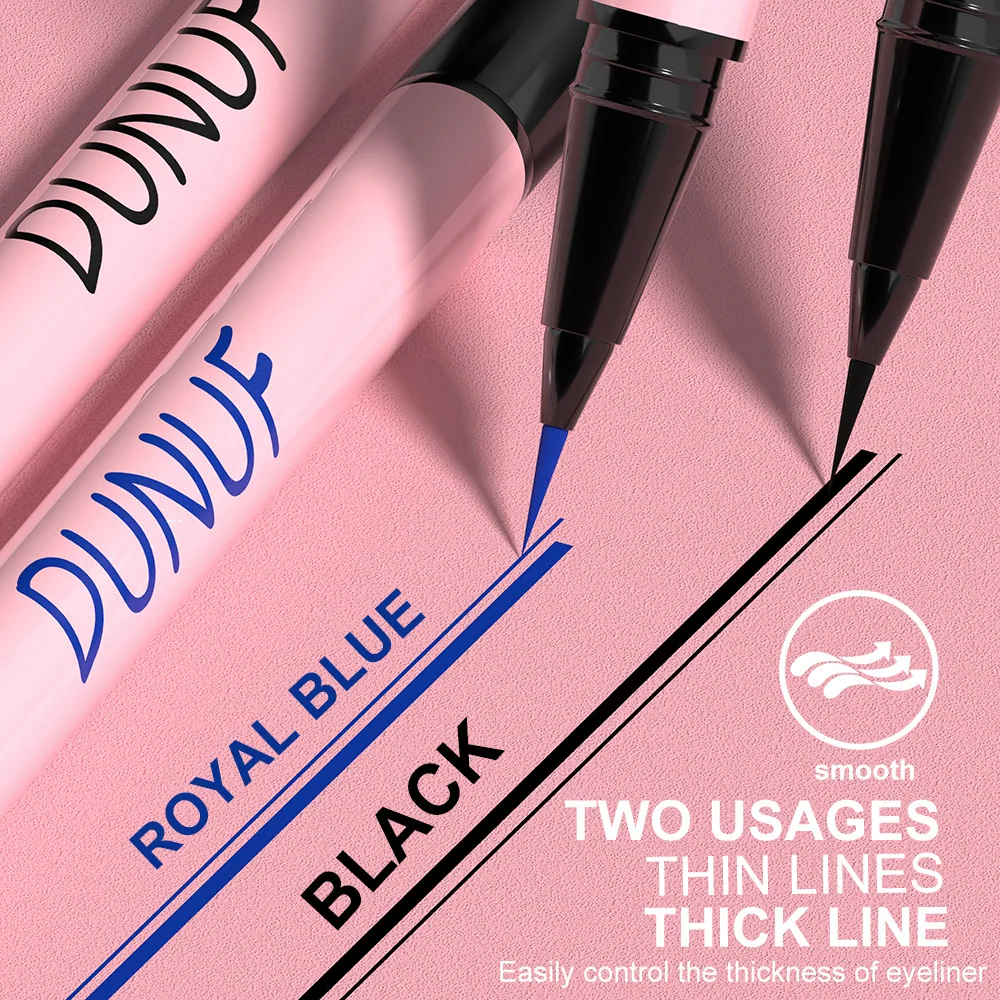 DUNUF durable waterproof liquid eyeliner liquid pen stain proof, sweat proof and quick drying 15