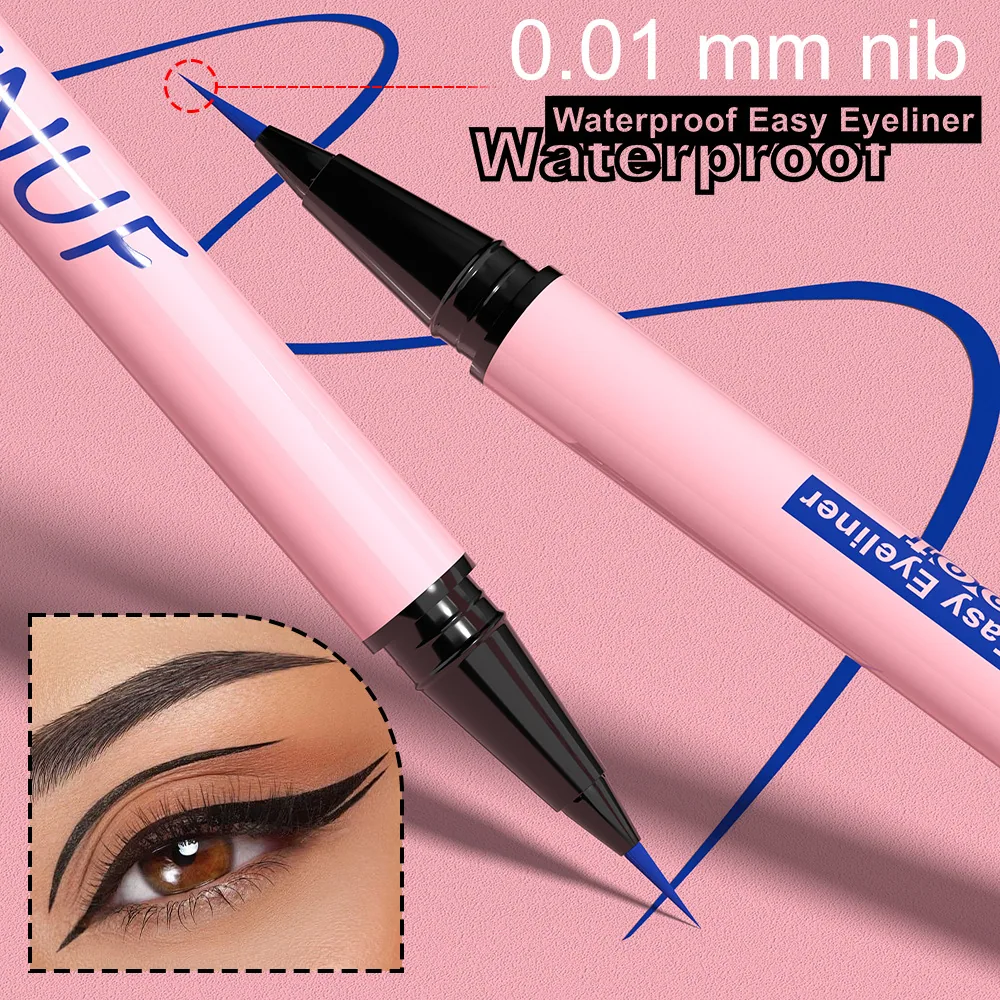 DUNUF durable waterproof liquid eyeliner liquid pen stain proof, sweat proof and quick drying 14
