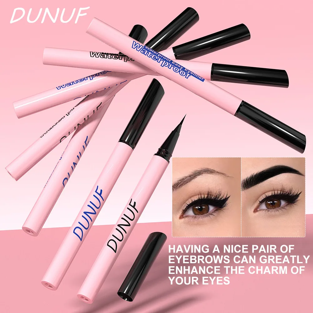DUNUF durable waterproof liquid eyeliner liquid pen stain proof, sweat proof and quick drying 5
