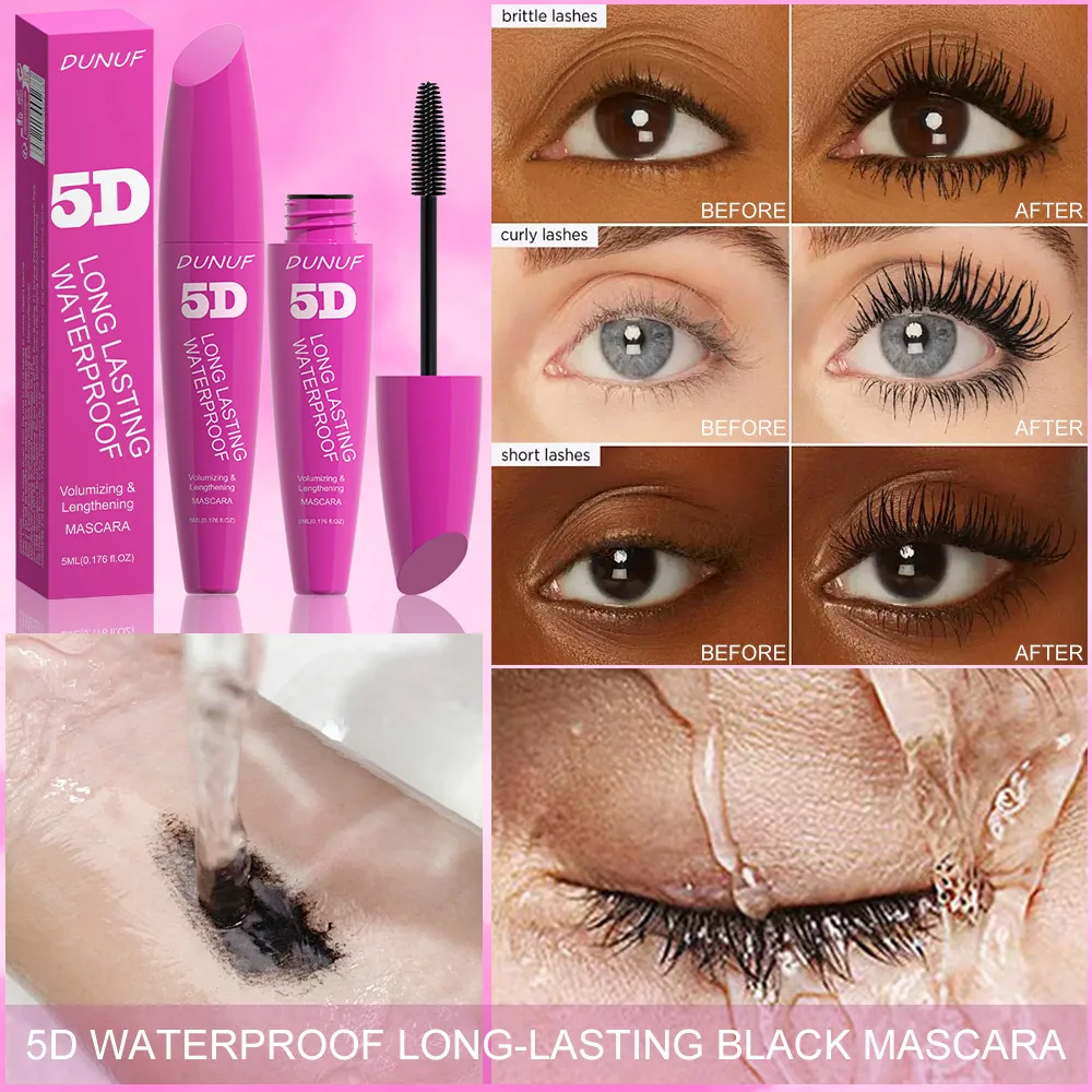 DUNUF 5D durable waterproof thick slender eye black is not easy to get dizzy and curly 4