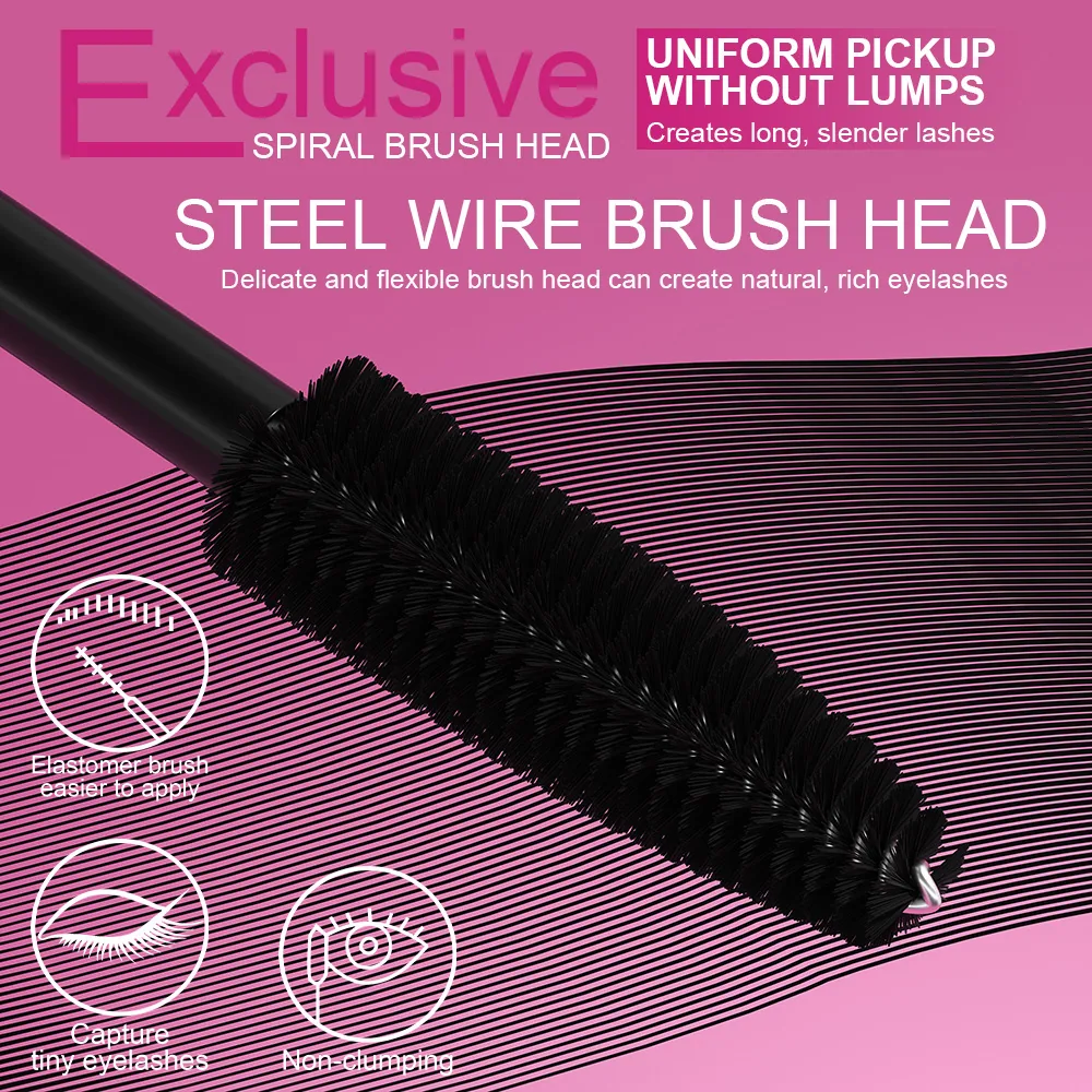 DUNUF 5D durable waterproof thick slender eye black is not easy to get dizzy and curly 11