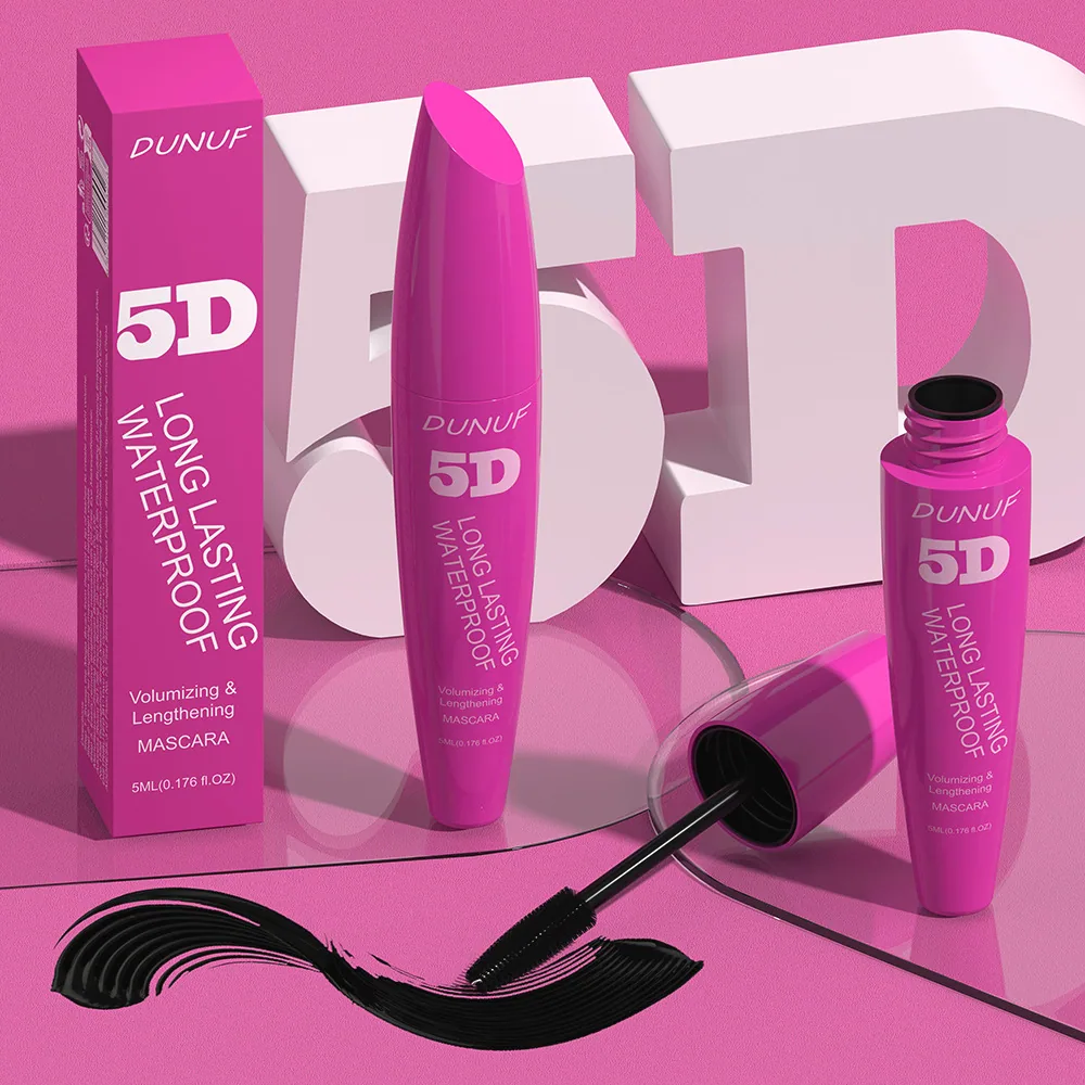 DUNUF 5D durable waterproof thick slender eye black is not easy to get dizzy and curly 12