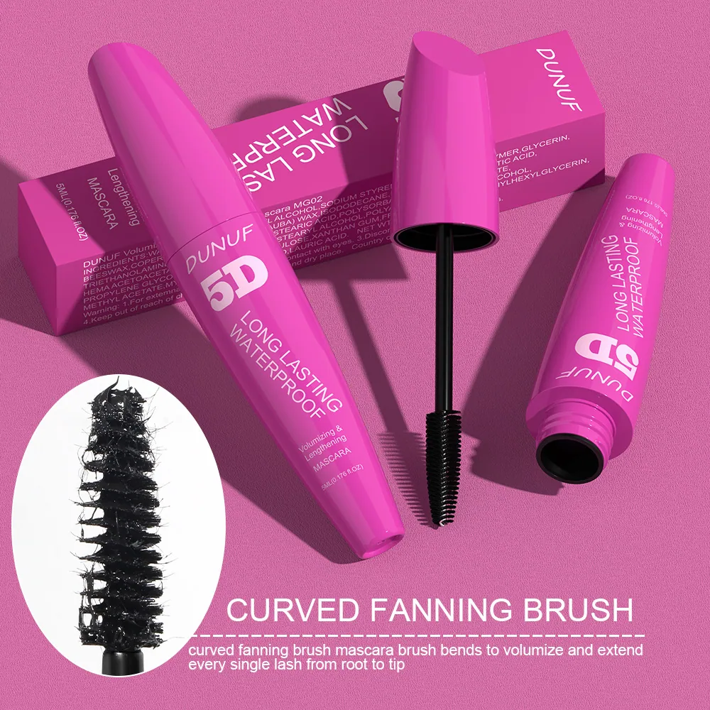 DUNUF 5D durable waterproof thick slender eye black is not easy to get dizzy and curly 16
