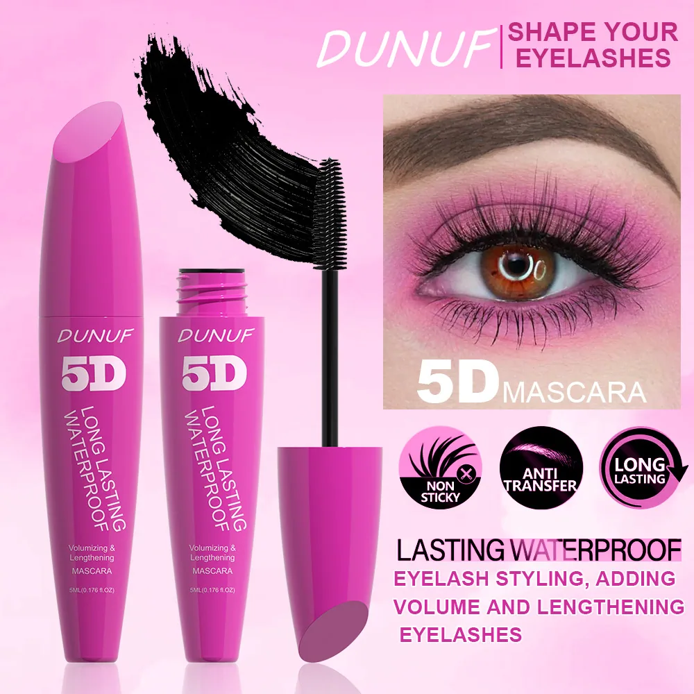 DUNUF 5D durable waterproof thick slender eye black is not easy to get dizzy and curly 7