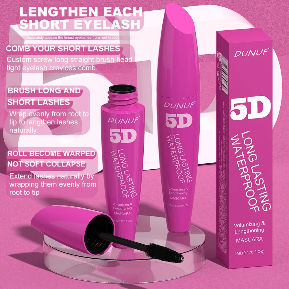 DUNUF 5D durable waterproof thick slender eye black is not easy to get dizzy and curly 17