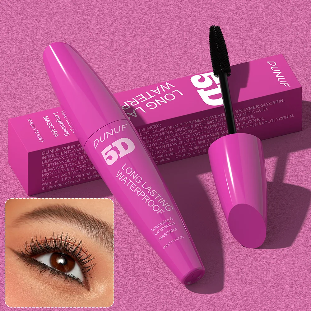 DUNUF 5D durable waterproof thick slender eye black is not easy to get dizzy and curly 19