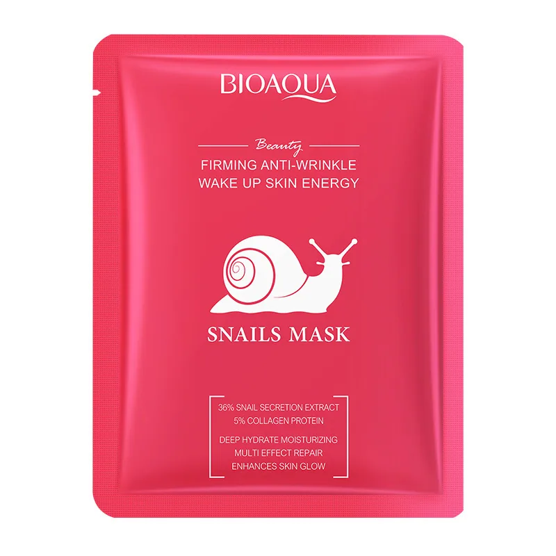 BIOAOUA VC antioxidant whitening facial mask sachet texture close-up, hydrating moisturizing spring summer crossover skincare