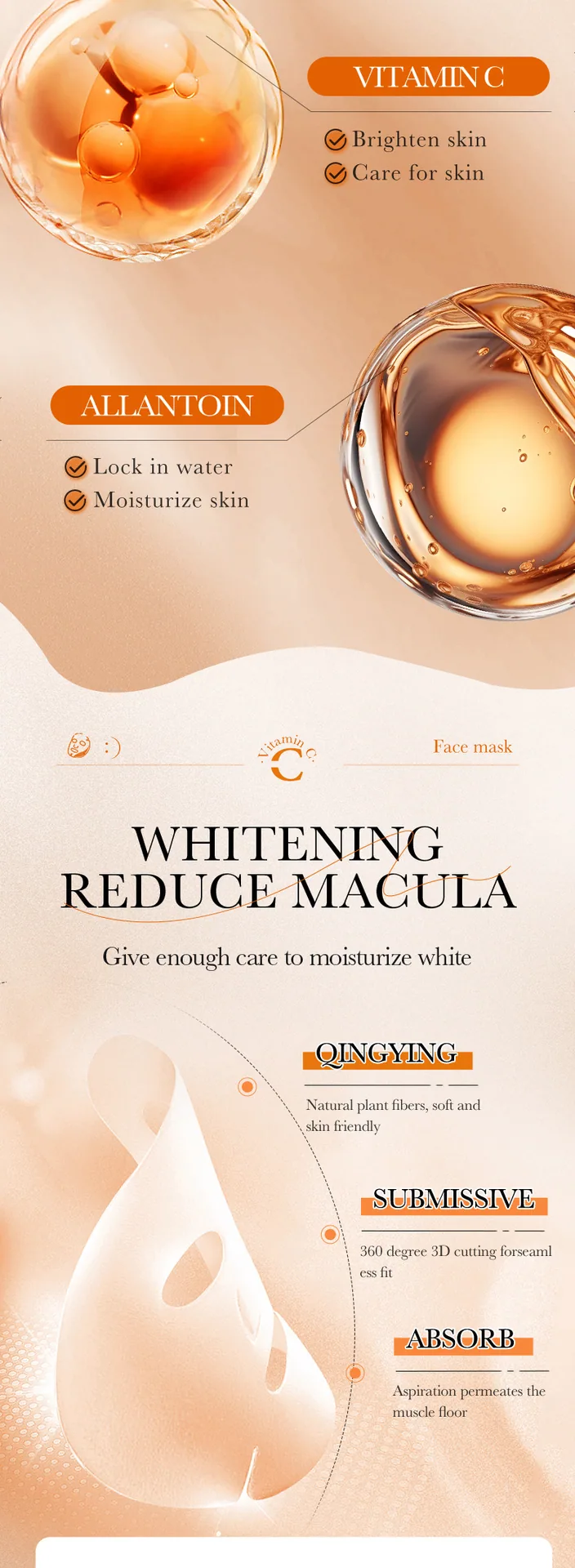 BIOAOUA antioxidant facial mask sheet size and dimension guide for hydrating moisturizing spring summer crossover skincare ro