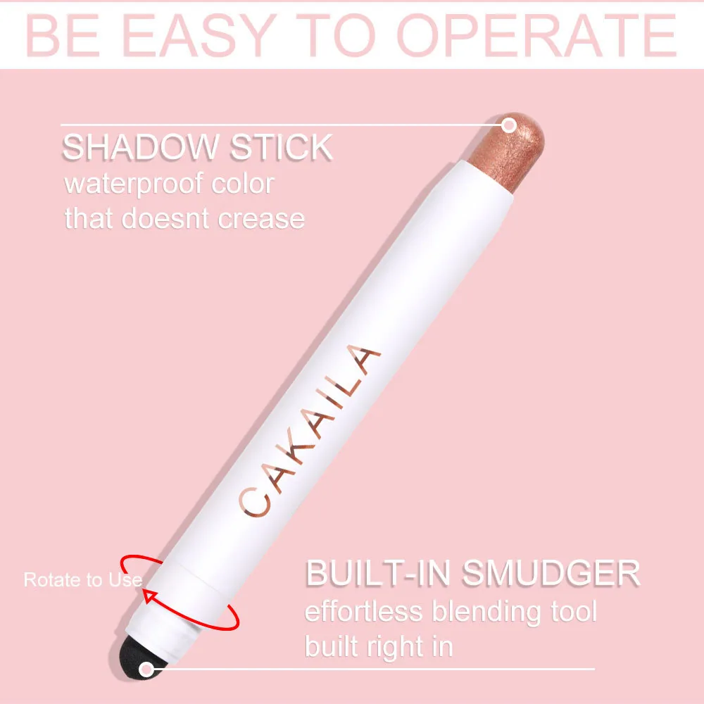 CAKAILA 12 piece waterproof eye shadow stick 5