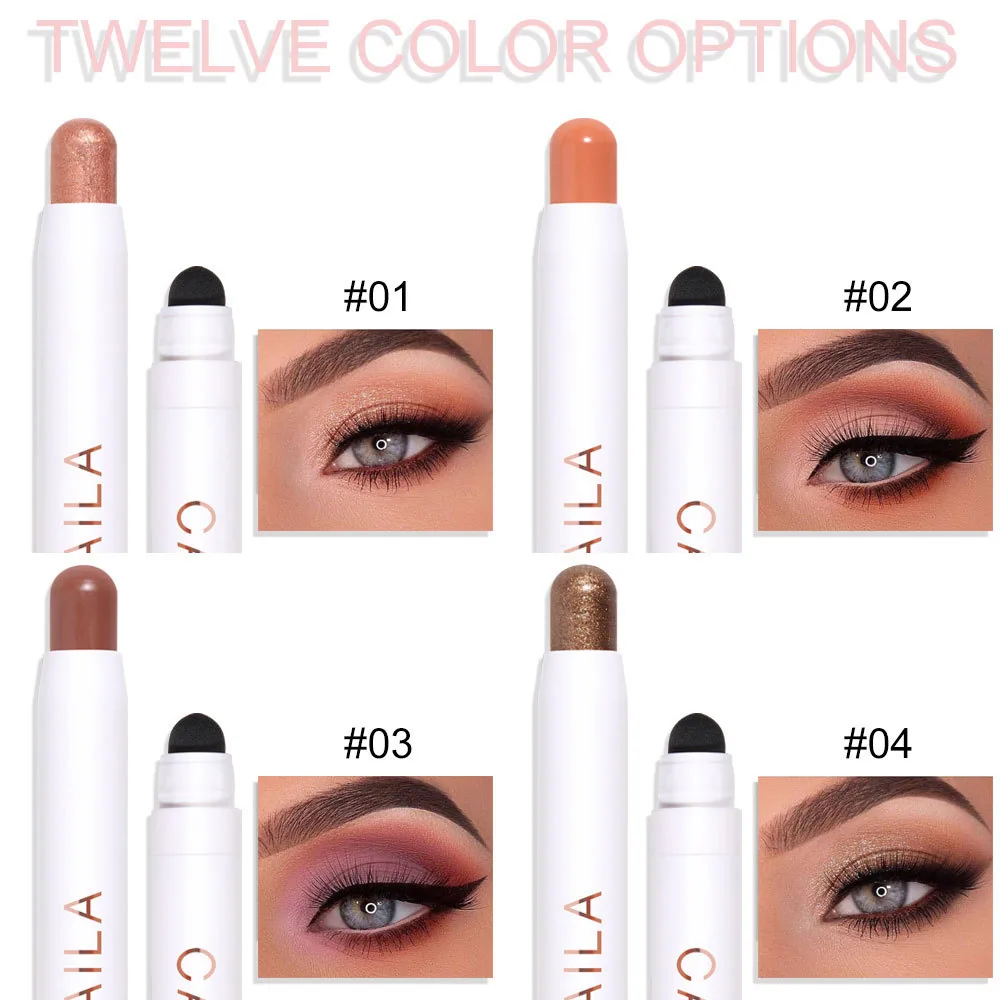 CAKAILA 12 piece waterproof eye shadow stick 9