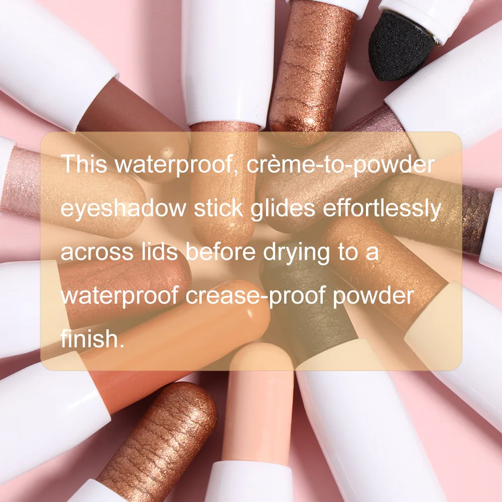 CAKAILA 12 piece waterproof eye shadow stick 13