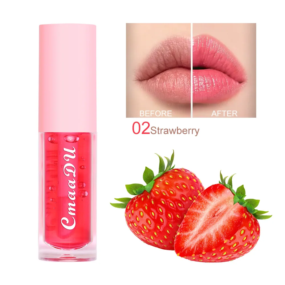 CmaaDu 6-color fruit flavored color changing lip gloss 2