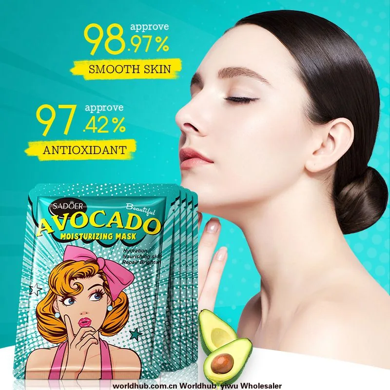 Full English SADOER Avocado Plant Extract Moisturizing Goddess Mask Facial mask Mask Paste Cross-border foreign trade