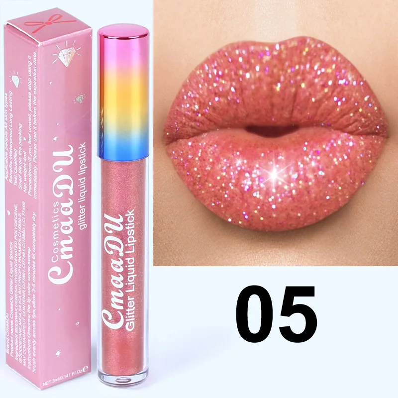 CmaaDu Diamond Illusion Shining Lip Gloss Lipstick 5