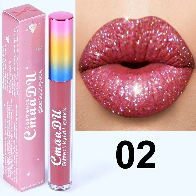 CmaaDu Diamond Illusion Shining Lip Gloss Lipstick 2