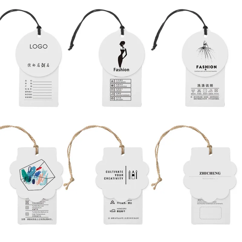 Clothing tag production, customized men's and women's tags, customized clothing trademarks, clothing labels, printing underwe