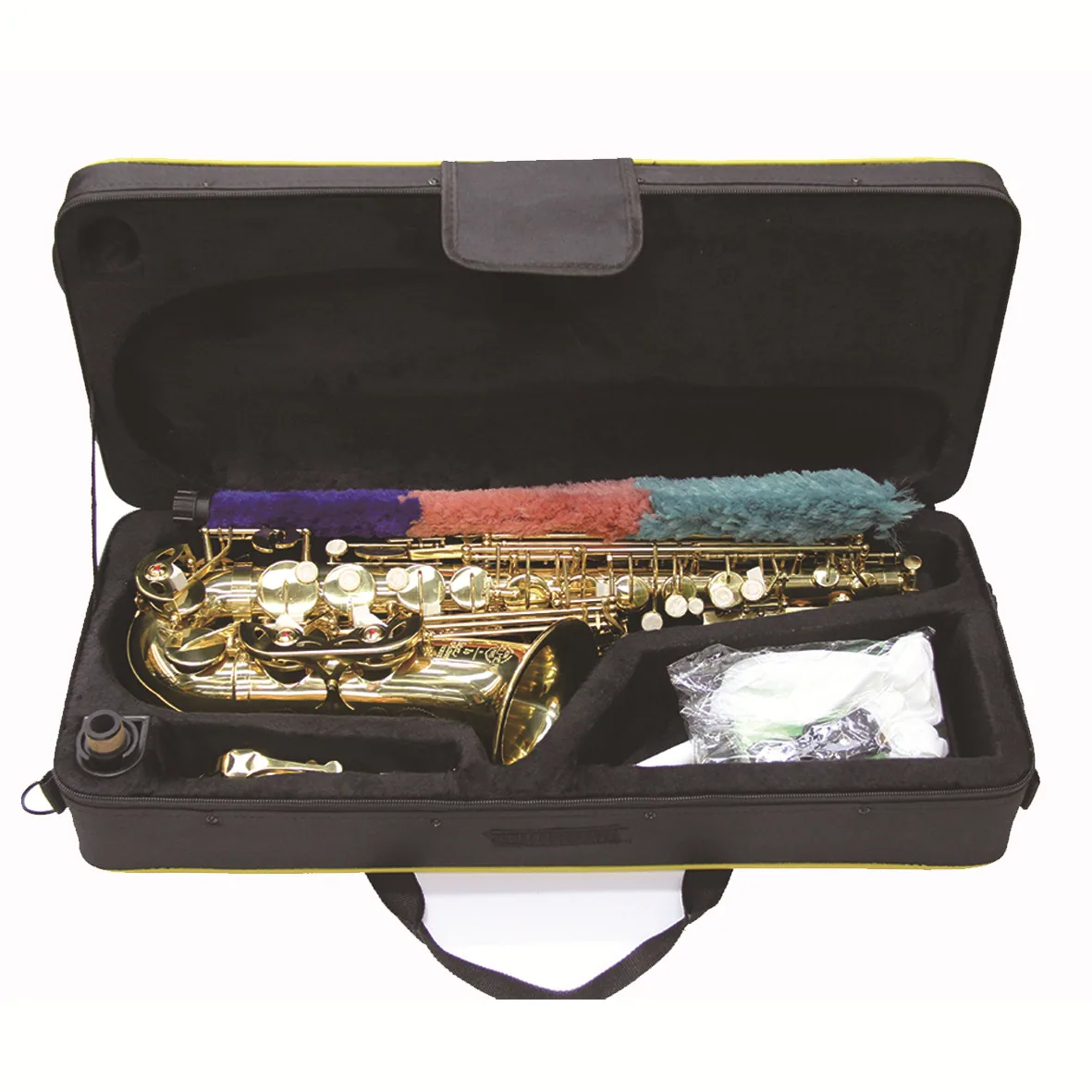 Lower E key, alto saxophone, brass tube body, saxophone instrument, beginner, adult, graded performance, foreign trade, SAX - Body Stocking 4