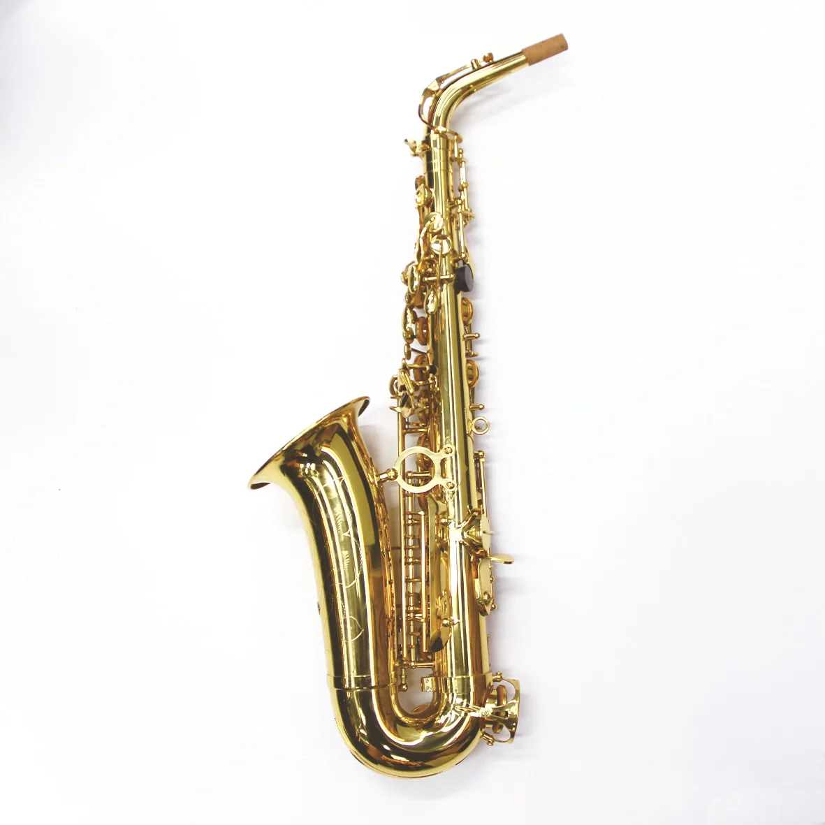 Lower E key, alto saxophone, brass tube body, saxophone instrument, beginner, adult, graded performance, foreign trade, SAX - Body Stocking