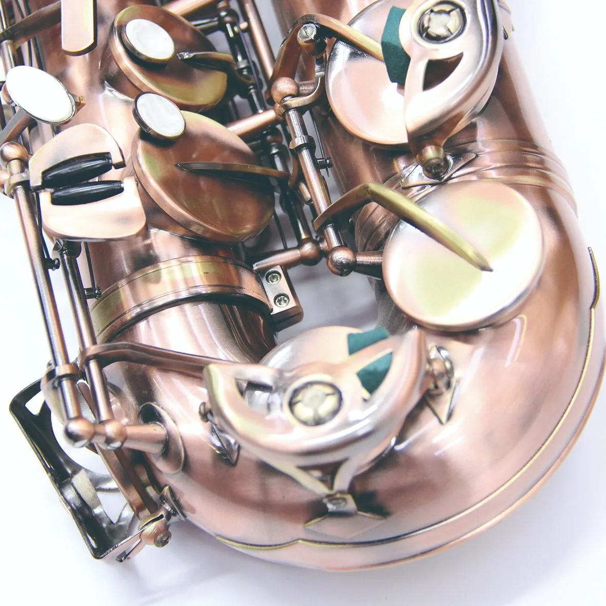 Antique bronze E-tone alto saxophone brass tube saxophone instrument beginner adult grading performance 2