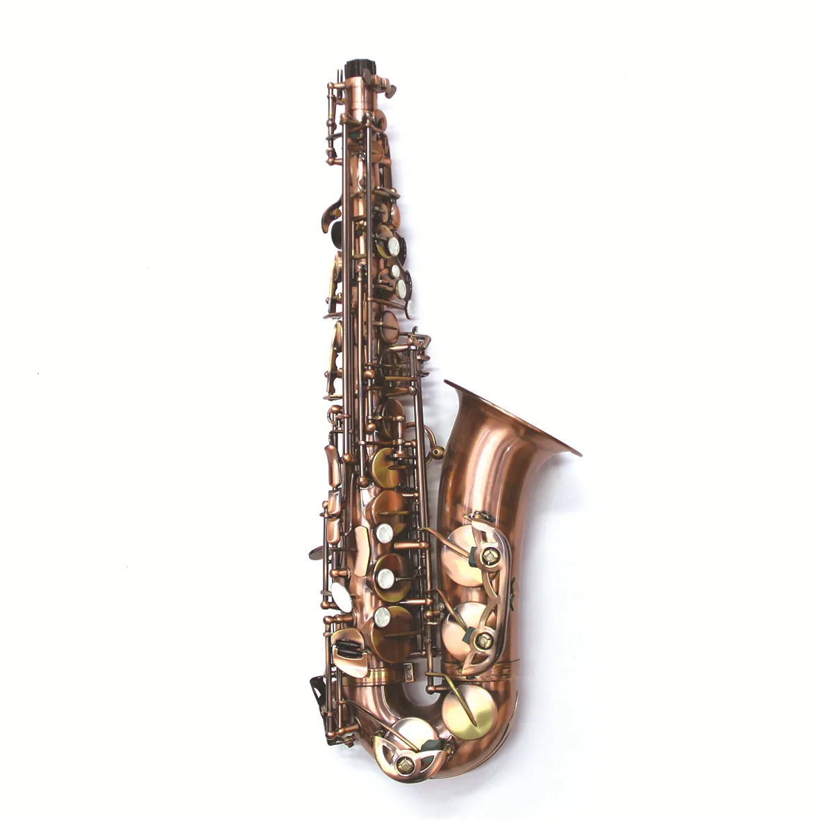 Rose gold E-tone alto saxophone brass tube saxophone instrument beginner adult exam performance 2