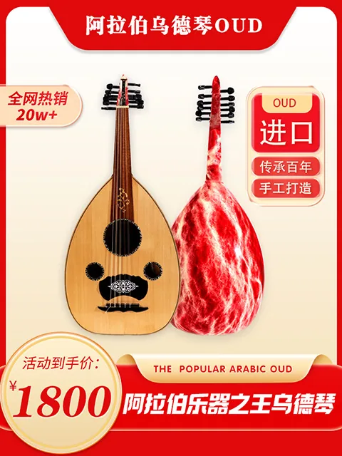 OUD Arabic Oud qin 20000+imported handmade instruments professional performance level Guzheng Pipa Erhu 3
