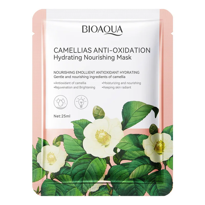 Cross-border foreign trade BIOAOU peptide perilla moisturizing nutrition mask hydrating and lightening fine lines mask makeup wh 9
