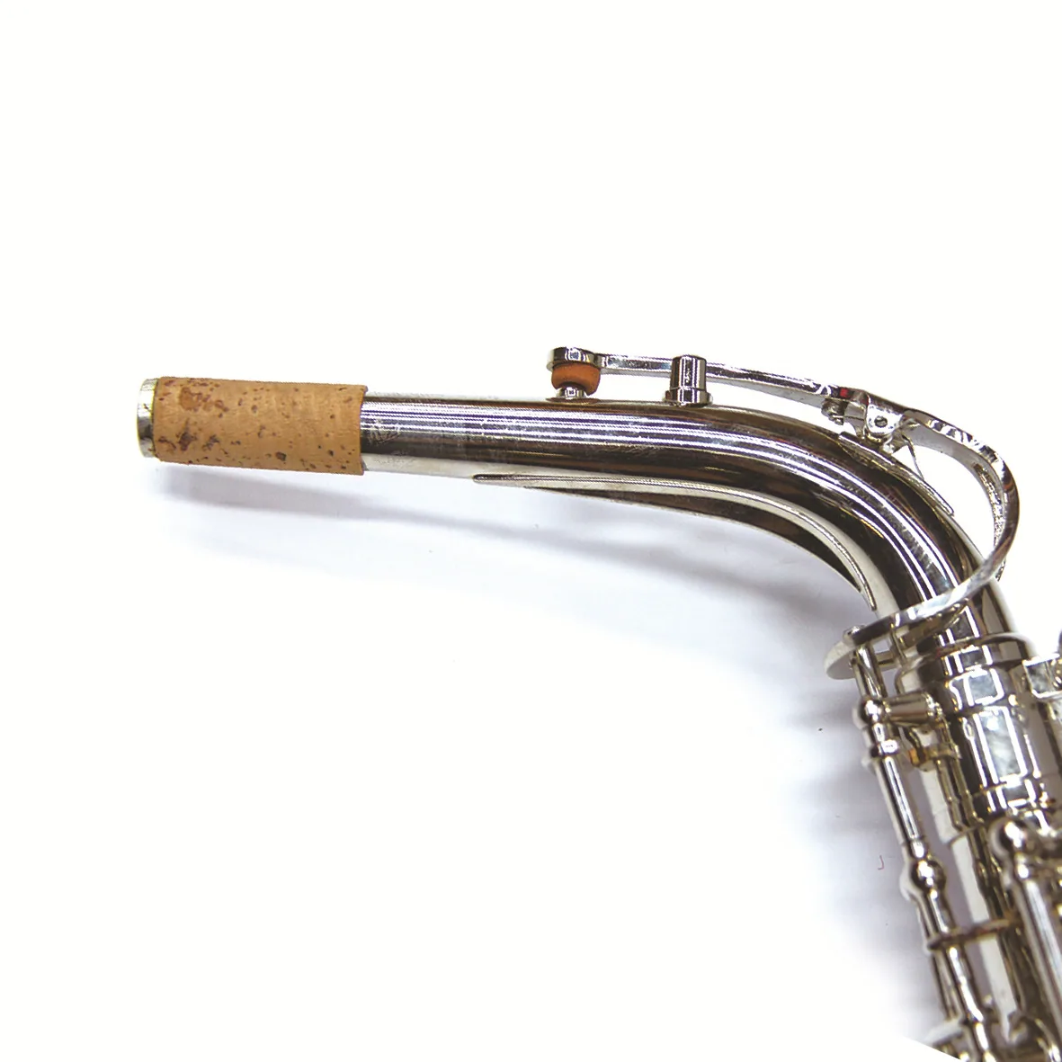 Silver E-tone alto saxophone brass body saxophone instrument beginner adult exam level playing SAX 2