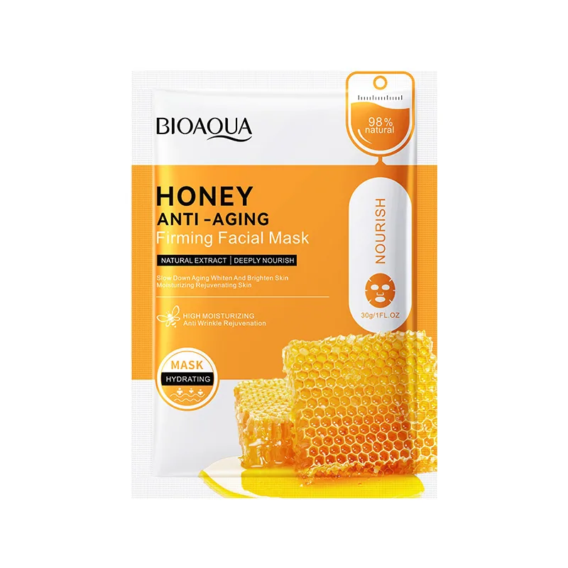 Cross-border foreign trade BIOAOU sea fennel hyaluronic acid anti-wrinkle nourishing mask hydrating moisturizing moisturizing ma 4