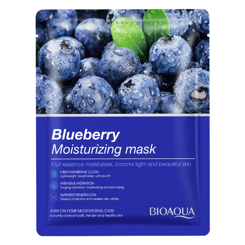 Full English BIOAQUA Plant Fruit Mask Hydrating and moisturizing facial skin care foreign trade cross-border wholesale 5