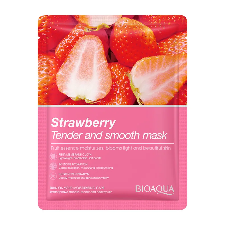 Full English BIOAQUA Plant Fruit Mask Hydrating and moisturizing facial skin care foreign trade cross-border wholesale 2