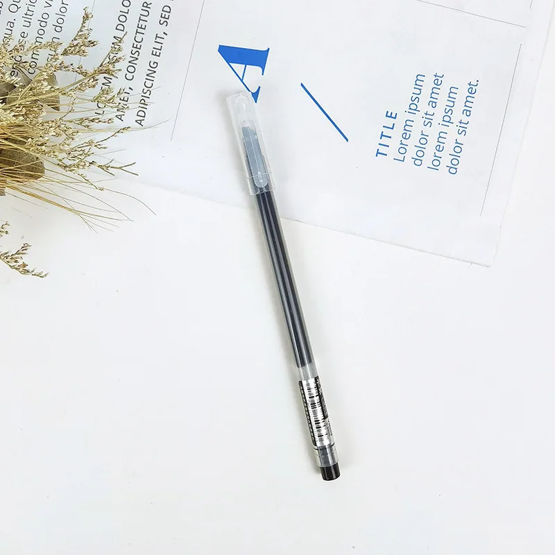 Giant Writing Neutral Pen Creative Water Pen Needle Pen Carbon Water Pen Signature Pen Student Exam Wholesale Stationery 7
