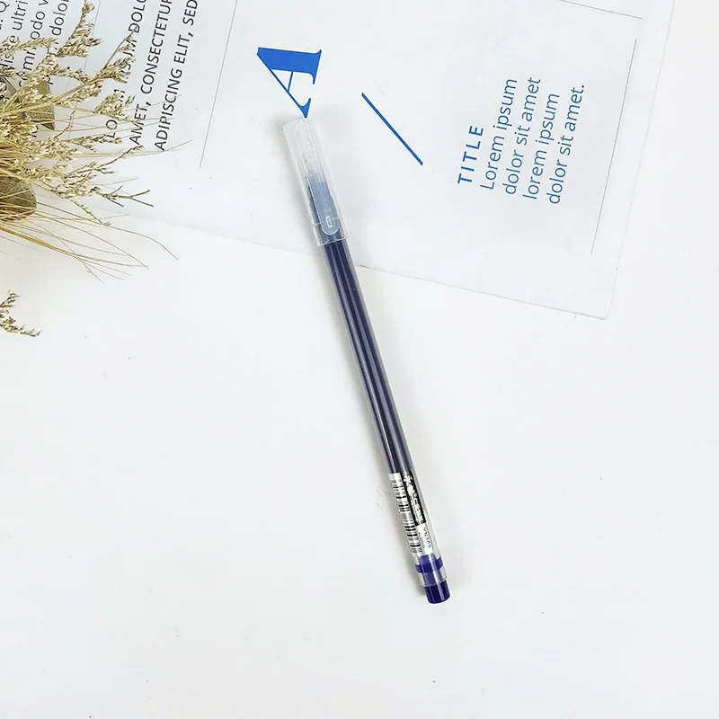 Giant Writing Neutral Pen Creative Water Pen Needle Pen Carbon Water Pen Signature Pen Student Exam Wholesale Stationery 9