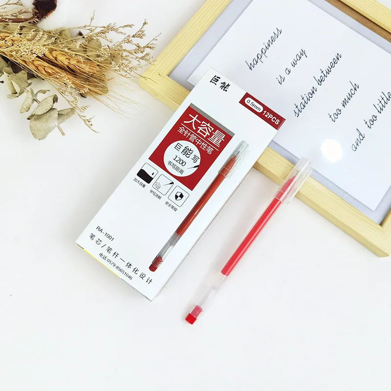 Giant Writing Neutral Pen Creative Water Pen Needle Pen Carbon Water Pen Signature Pen Student Exam Wholesale Stationery 5