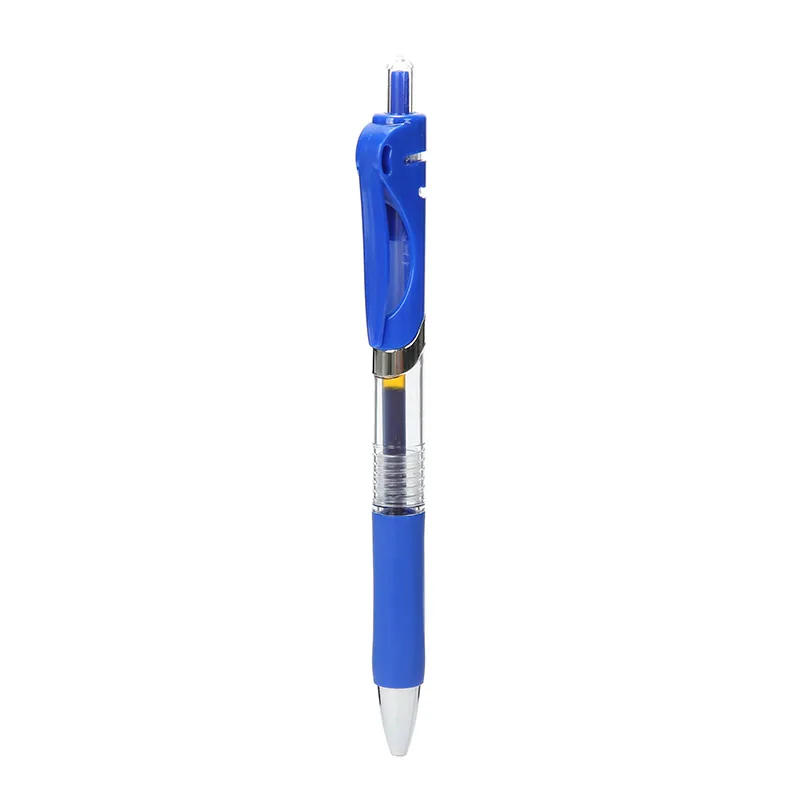 Wholesale Press Water Pen Black Student Learning Stationery Neutral Pen 0.5 Bullet Head Press Pen K35 Red Spring Pen 2