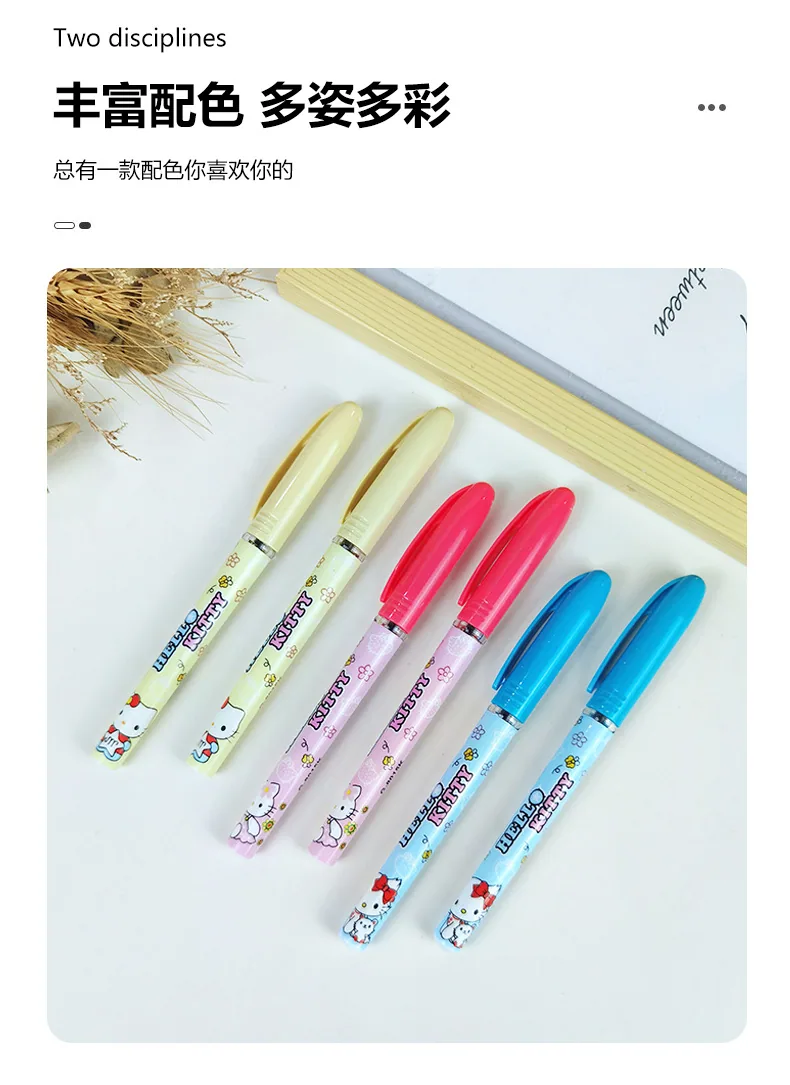 New product recommendation: Kitty cat water-based pen for business and office use, factory wholesale G-8015K 12