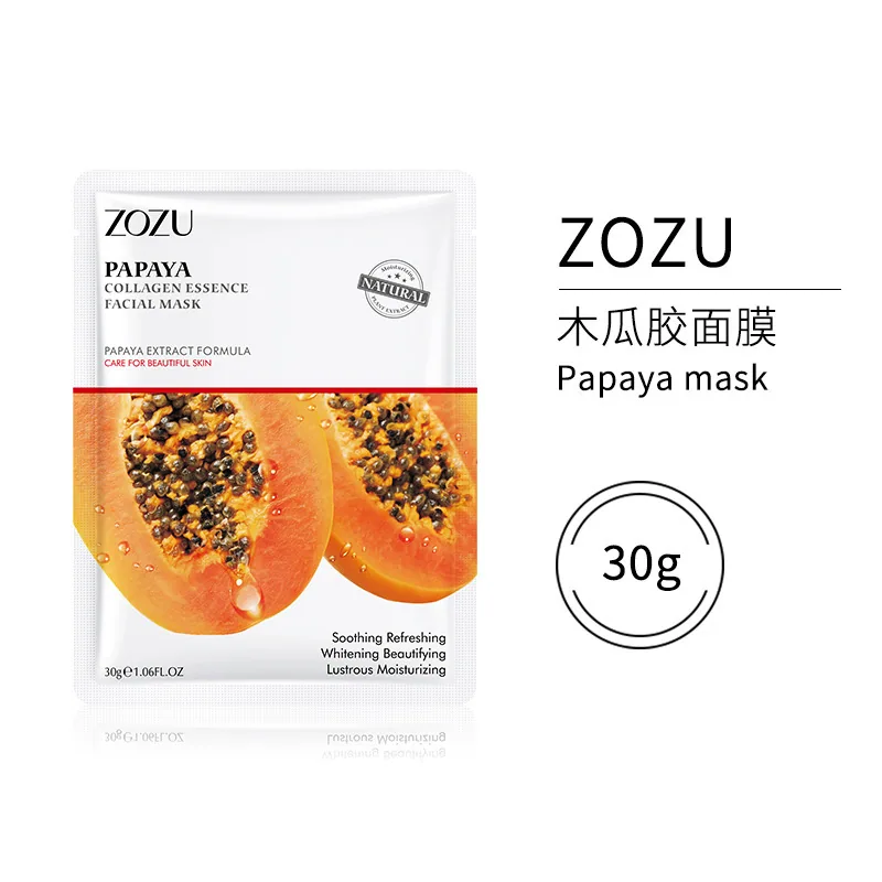 Full English ZOZU Fruit Flavor Mask Moisturizing Moisturizing Moisturizing Moisturizing Skin Care Products Fruit mask Cross-bord 10