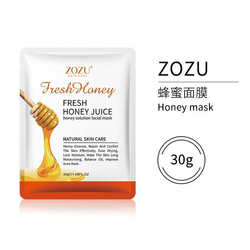 Full English ZOZU Fruit Flavor Mask Moisturizing Moisturizing Moisturizing Moisturizing Skin Care Products Fruit mask Cross-bord 6