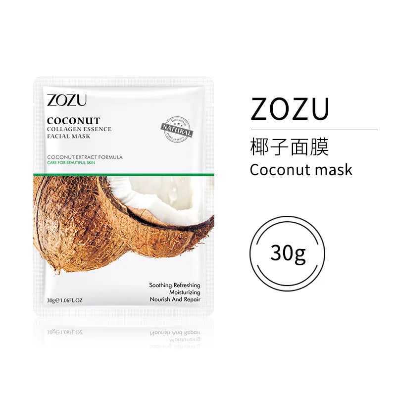 Full English ZOZU Fruit Flavor Mask Moisturizing Moisturizing Moisturizing Moisturizing Skin Care Products Fruit mask Cross-bord 11