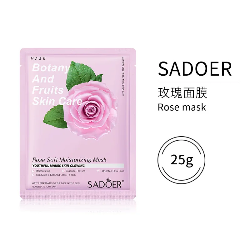 Full English ZOZU Fruit Flavor Mask Moisturizing Moisturizing Moisturizing Moisturizing Skin Care Products Fruit mask Cross-bord 12