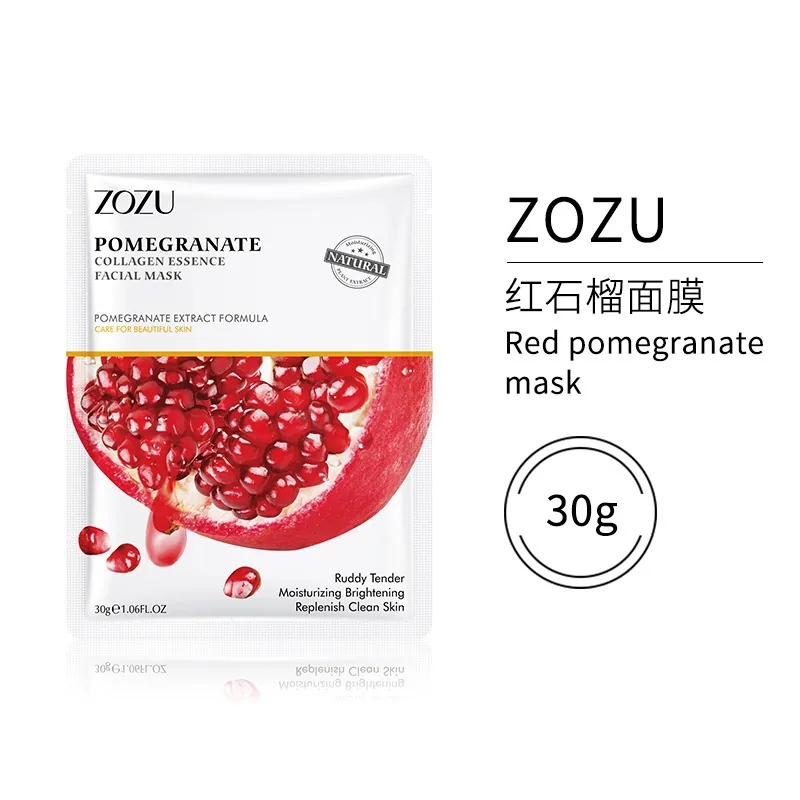 Full English ZOZU Fruit Flavor Mask Moisturizing Moisturizing Moisturizing Moisturizing Skin Care Products Fruit mask Cross-bord 8