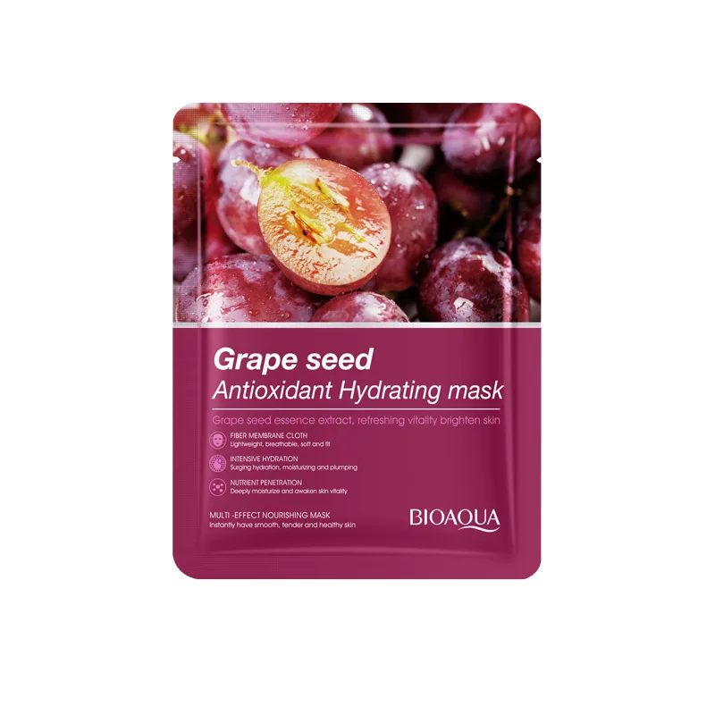 BIOAOU Rose Hyaluronic Acid VE Mask Mask Hydrating and Moisturizing Skin Cross Border Skincare Products Wholesale 8