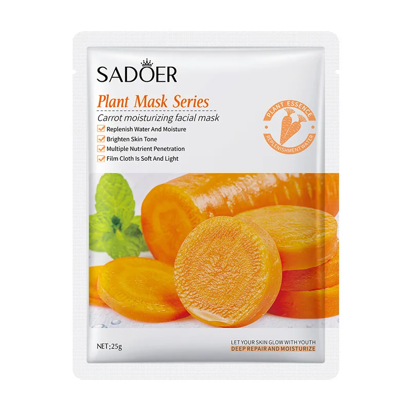 Full English SADOER Vitamin C Olive Mask Plant Essence Facial mask Moisturizing cross-border foreign trade 2