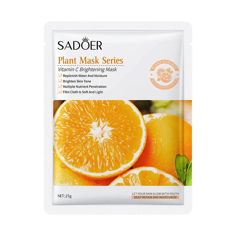 Full English SADOER Vitamin C Olive Mask Plant Essence Facial mask Moisturizing cross-border foreign trade