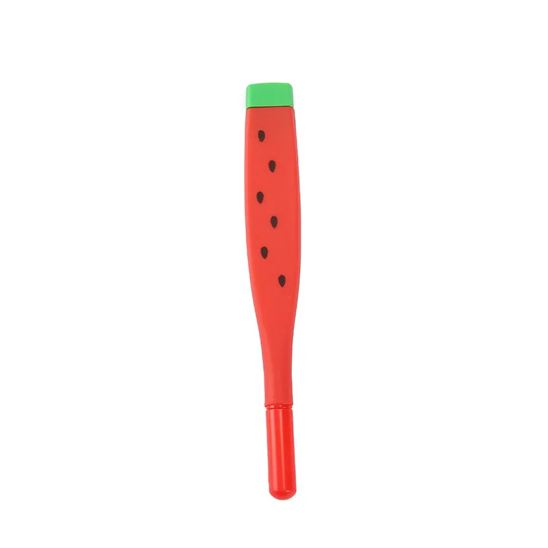 Cartoon Creative Neutral Pen Soft Rubber Cute Watermelon Shaped Neutral Pen Primary School Student Gift Learning Stationery Whol 6