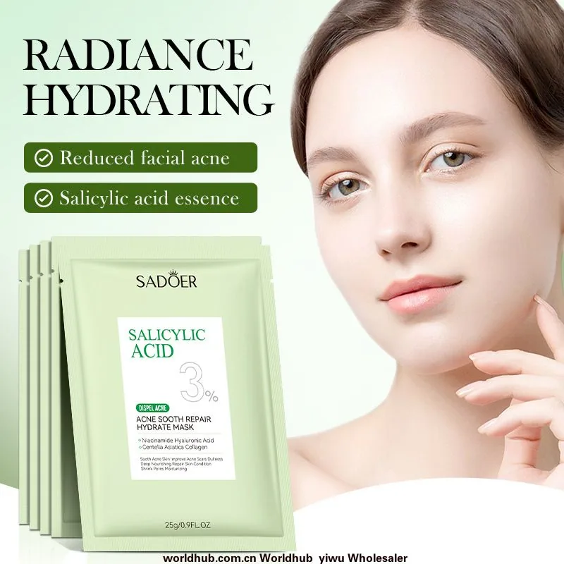 SADOER Salicylic Acid Acne Soothing Repair Hydrating Mask Anti-acne mask cross-border foreign trade wholesale