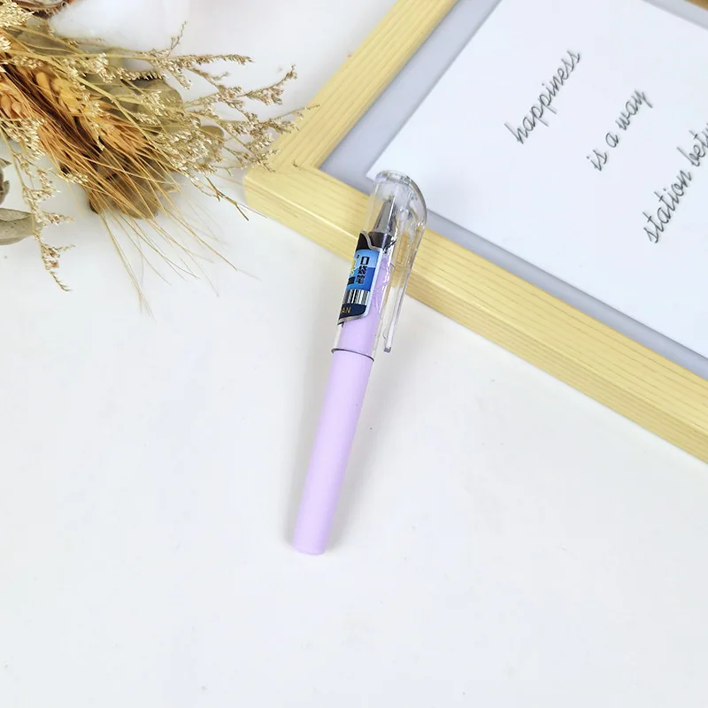 Cartoon Mini Neutral Pen Short Portable Pocket Pen Mini 0.5mm Neutral Pen Signature Student Pen Wholesale 6