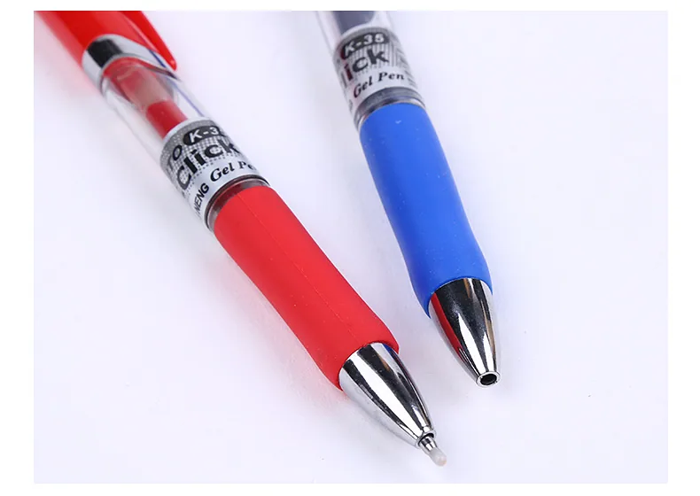 0.5mm Press Pen Neutral Pen Wholesale Plastic Bullet Head Signature Pen Student Office Stationery Learning Supplies 16