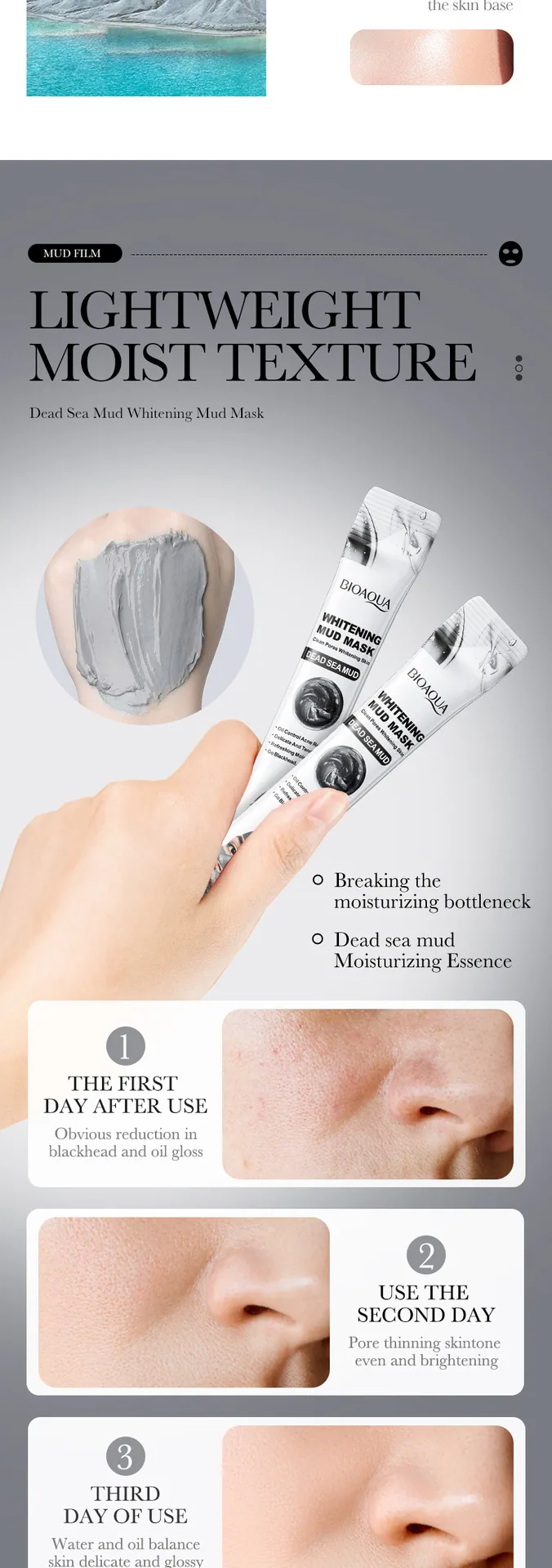 BIOAOUA Cucumber Mud Mask 36th Ingredient Efficacy Chart, Cucumber Essence Moisturizing and Rejuvenating, Whitening and Clean